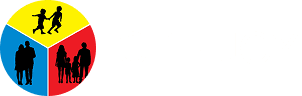 Colorful logo with silhouettes, text "CPF-JOY".